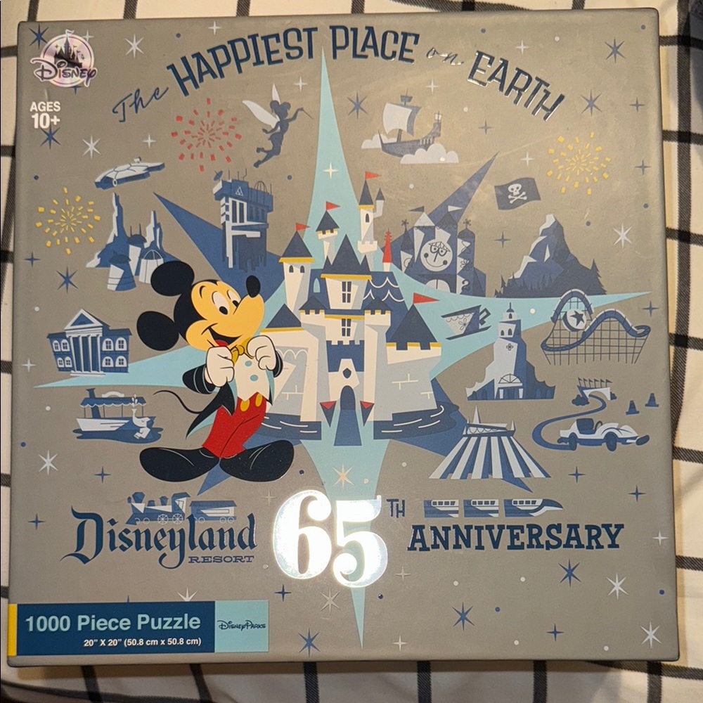 Disneyland 65th Anniversary Puzzle - Gray